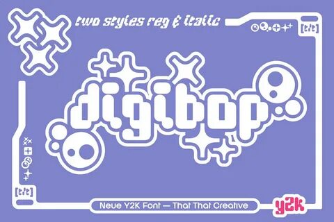 Y2k fonts