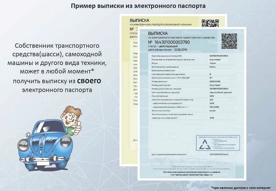 Где взять электронный птс на свою машину. Как выглядит электронный ПТС транспортного средства.