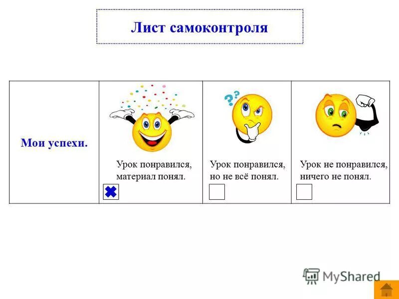 Что понравилось на уроке