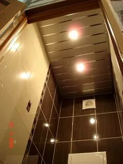 Ремонт туалет потолок