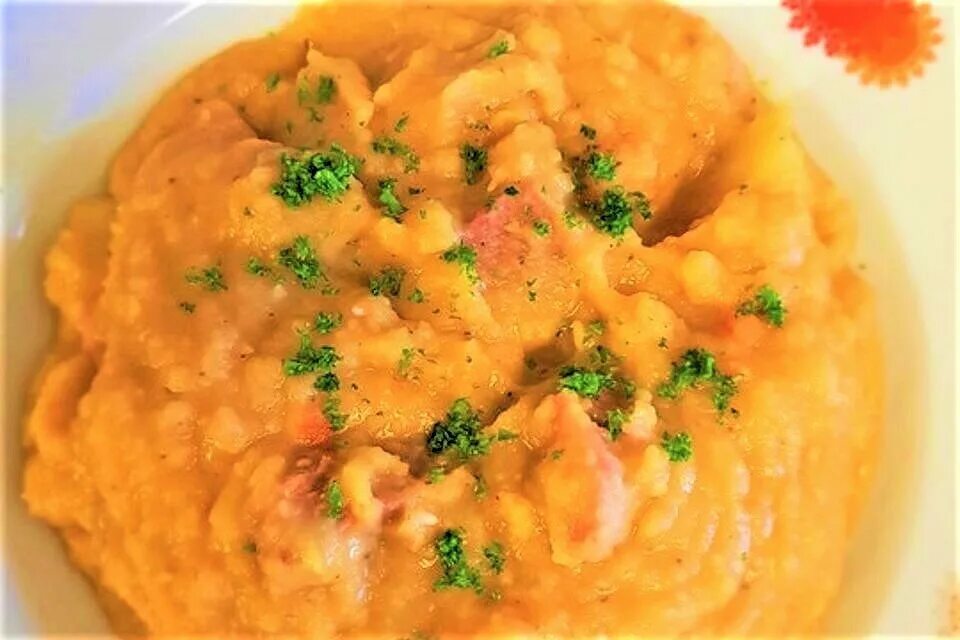 Гороховое пюре с мясом
