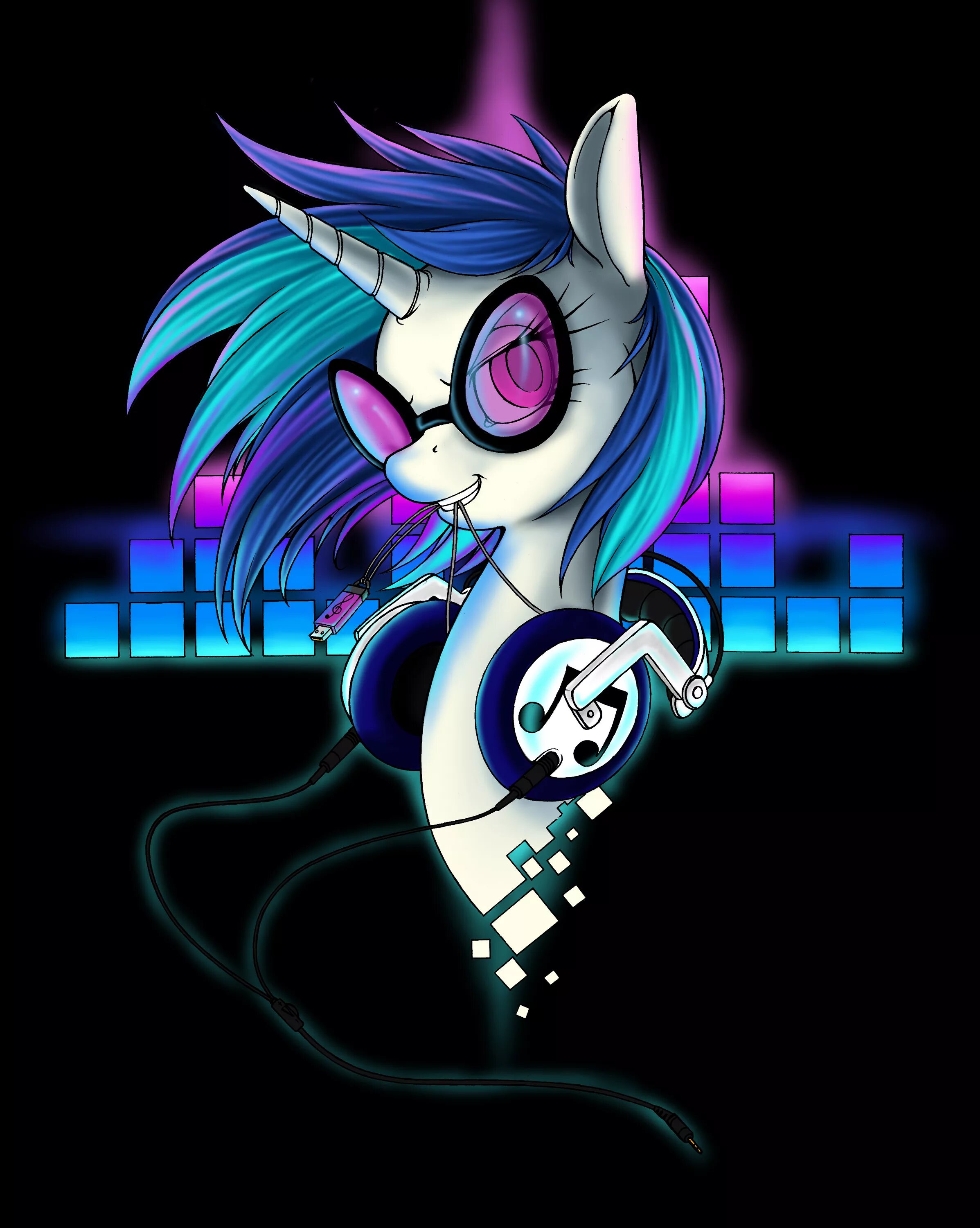 Винил скрэтч DJ Pon-3. МЛП винил скретч арт. МЛП диджей Пон 3. DJ pon3 Vinyl Scratch.