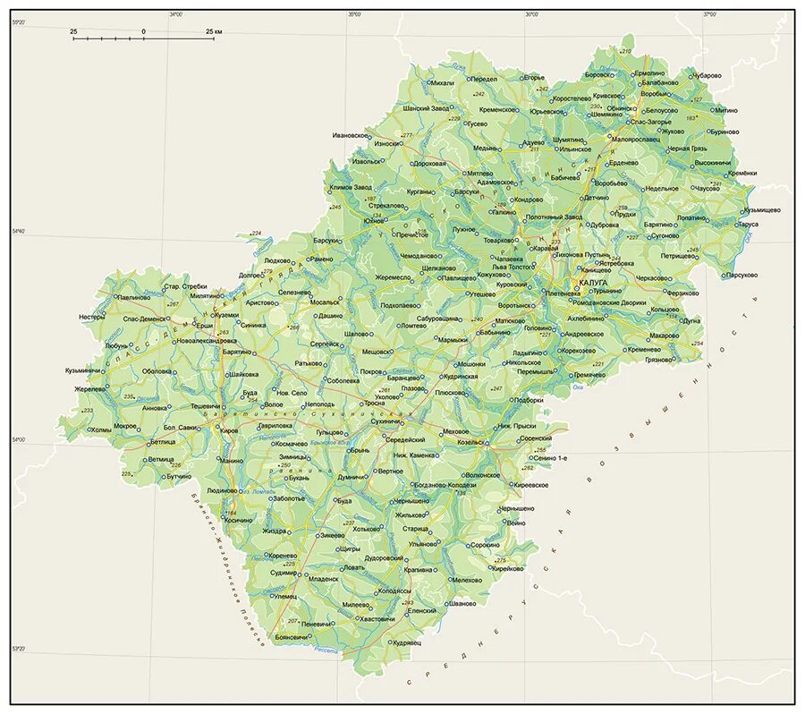 Сайт калужской обл. Карта Калуги и Калужской области. Калужская карта Калужской обл. Калуга карта Калужской губернии. Карта Валуйской области подробная.