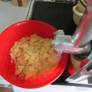 Овощи через мясорубку