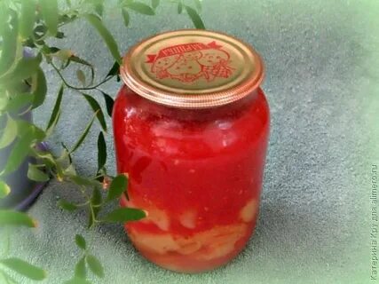 Консервируем перцы в томатном соке