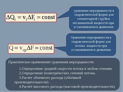 Уравнение неразрывности сплошности