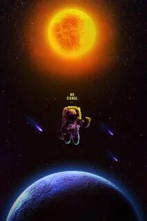 Космонавт солнце