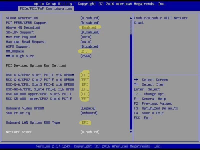Pci lanes configuration. Биос pnp pci configuration. биос supermicro. 4g decoding в биосе. pci e x16 в биосе.