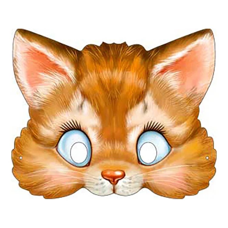 Маска рыжий кот. Маска кошки. маска кошки детская. маска карнавальная «котик». маски животных для детей.