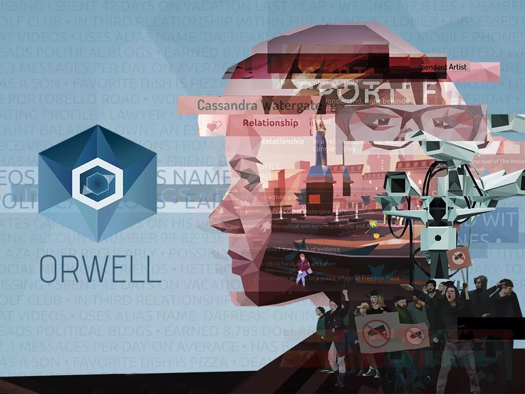 Орвел игра. Orwell игра. Orwell: keeping an Eye on you. Orwell 2 игра.