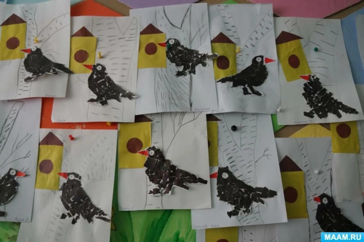 Рисование в подготовительной группе на тему перелетные птицы. Рисование в средней группе на тему перелетные птицы. Аппликация на тему перелетные птицы в средней группе.