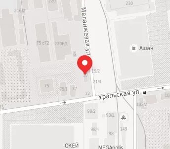Краснодарская 21 на карте