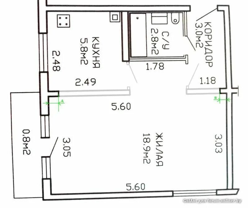 Сколько 43 м. План хрущевки 1 комнаты с размерами. Планировка квартиры 1 комнатной хрущевки. Планировка квартиры хрущевка 1 комнаты. Хрущевка 1 комнатная планировка.