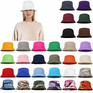 Bucket Hat for Men Women Unisex 100% Cotton Packable Foldable Summer Travel Beac