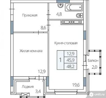 Однокомнатная квартира березовая роща воронеж