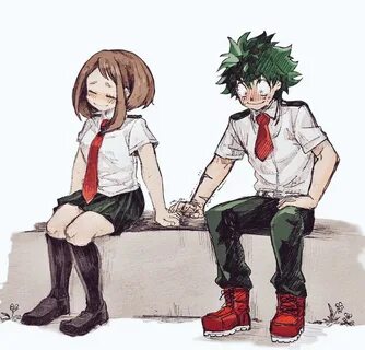 Characters: Uraraka Ochako, Midoriya Izuku Anime Karakterler, Kurgu Karakte...