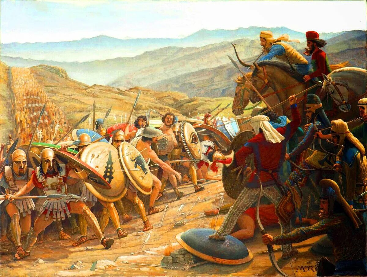 Поход царя македонского против персов. Битва при Мантинее (418 до н. э.). Греко бактрийцы войны.