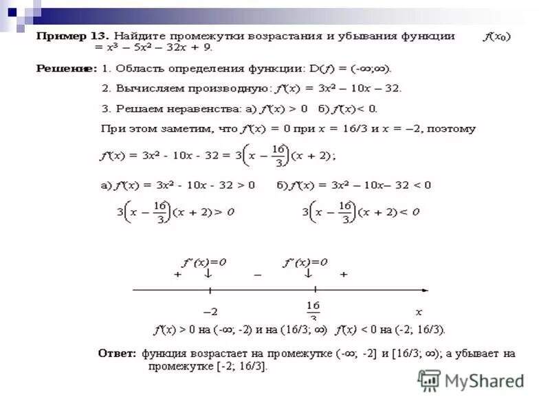 Исследуйте функцию y x 1 3