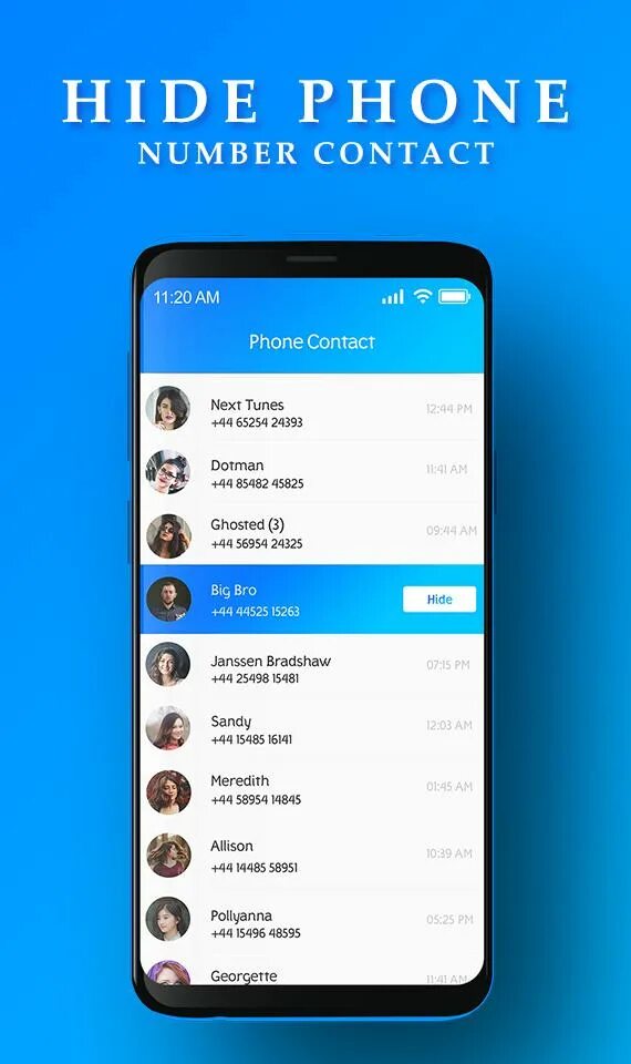 Mac phone number. Hide phone. Incoming call unknown. Private caller. Unknown call.