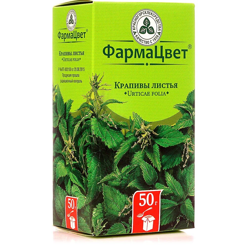 Купить Крапивы листья пак. 50г пак. 50г - наличие в аптеках СПБ Аптека Лекафарм