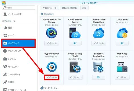 Synology backup