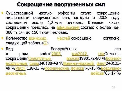 Сокращение курс