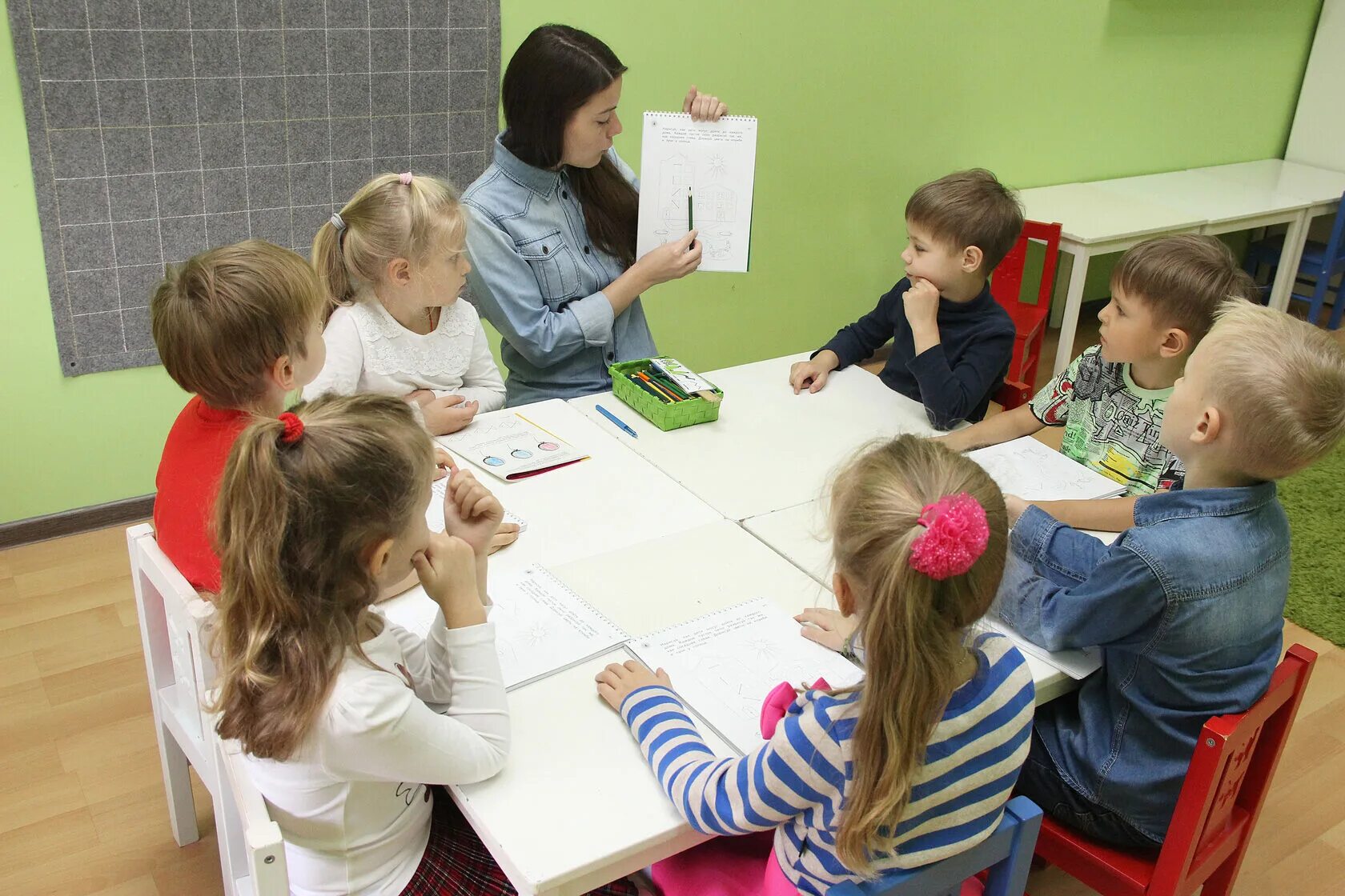 Урок в новой группе