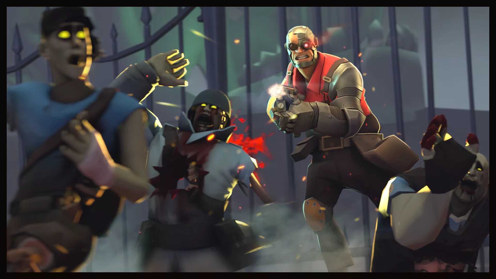 Sfm workshop. Тим фортресс 2 зомби эскейп. тф 2 workshop. sfm мастерская. мастерская стим sfm.