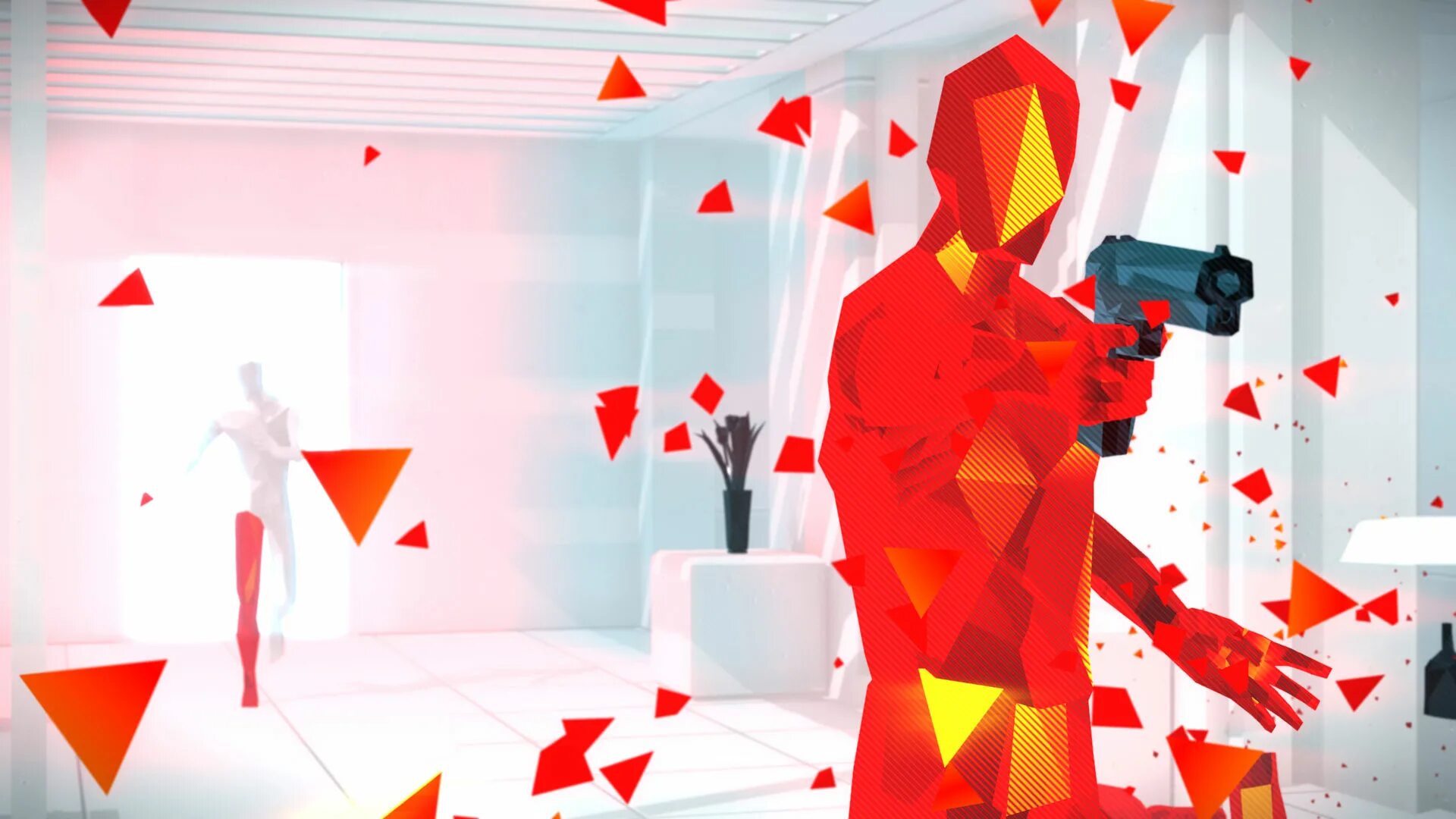 Vr пол. Superhot. Superhot: Mind Control delete. Superhot VR. Superhot картинки.