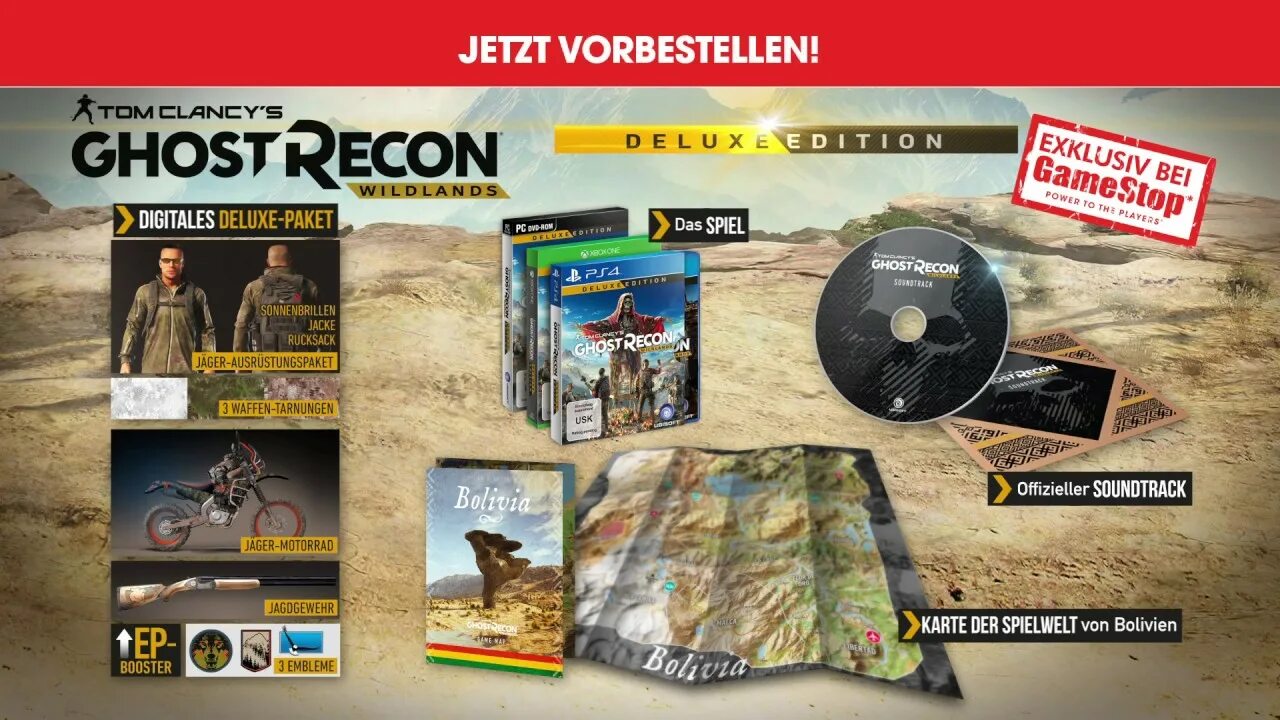 Tom deluxe. Tom Clancy's Ghost Recon Wildlands Deluxe Edition. Ghost Recon Wildlands Deluxe Edition. Ghost Recon Wildlands ps4 Deluxe. Tom Clancy's Ghost Recon Wildlands комплект 4.