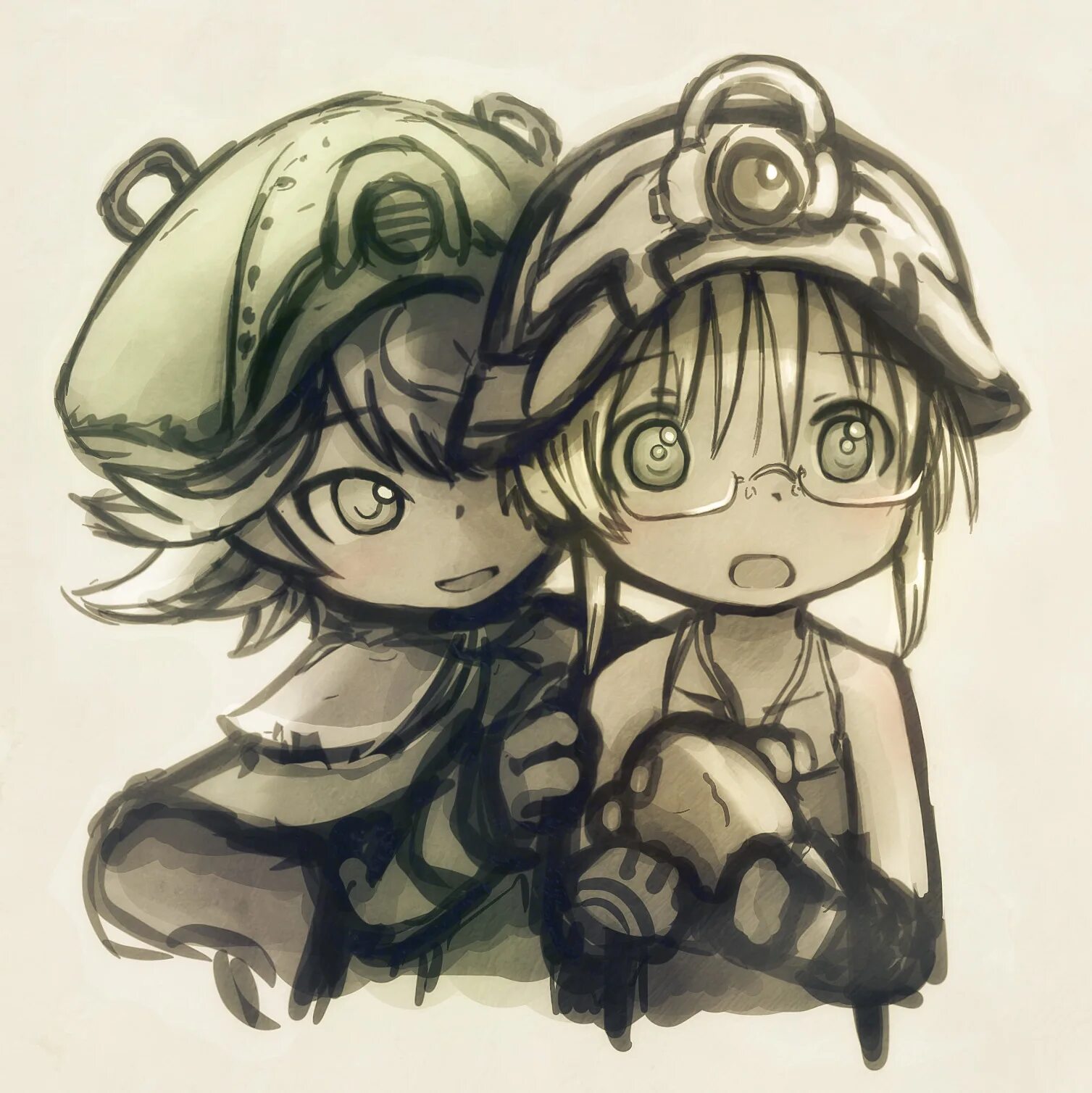 Рико made in Abyss. Рико из made in Abyss. Прушка made in Abyss. Прушка made in Abyss Art.