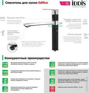Смеситель иддис отзывы