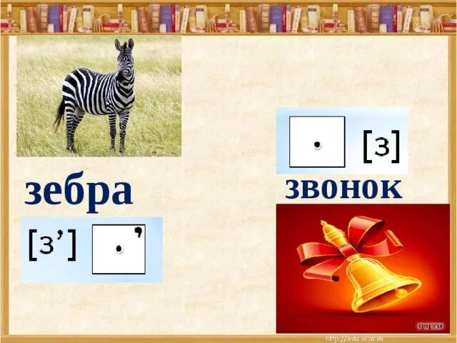 Звуковая схема слова зебра Знакомство с буквой З,з. УМК "Начальная школа 21 века"