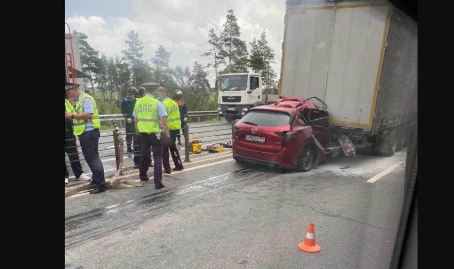 Вчера было 15. Авария в Луховицах на автодороге м 5.