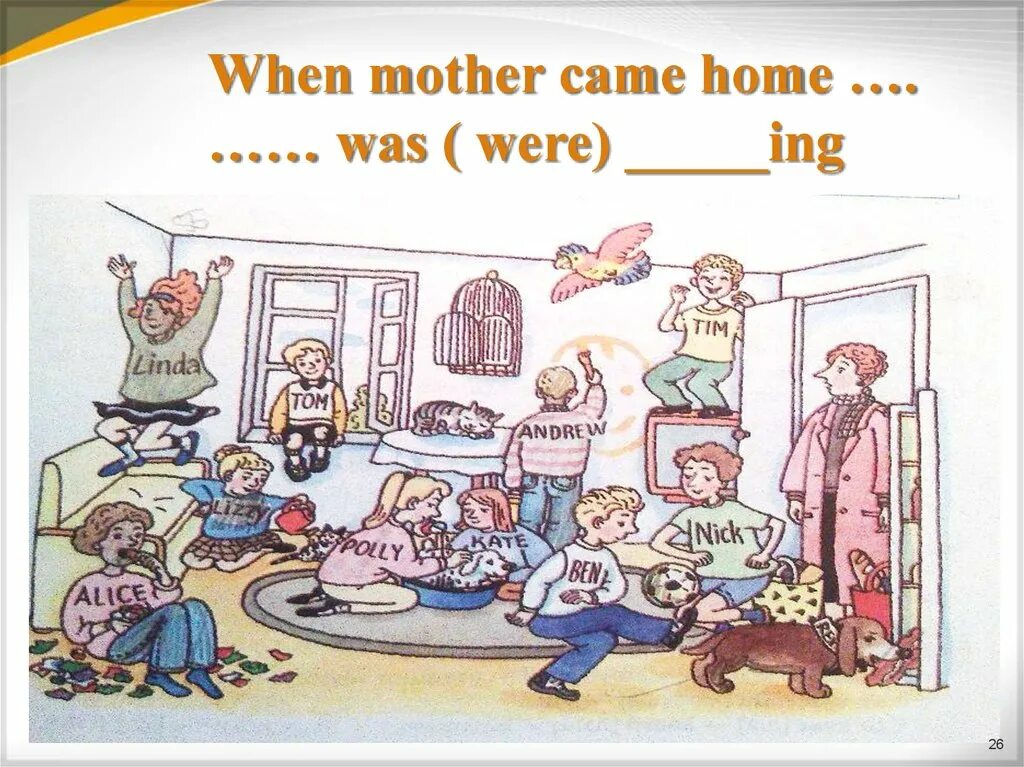 Описать картинку в past Continuous. Past Continuous картинки для описания. When i came Home. Рисунок past Continuous when. Came home early