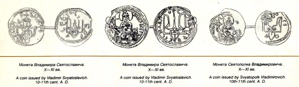 Князья первой половины 14 века. Монеты князей Киевской Руси. Монеты на Руси в 14 веке. Монеты Владимира Святославича. Печать князя Владимира Святославича.