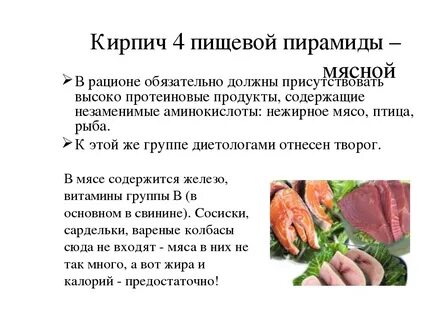 Продукты содержащие мясо