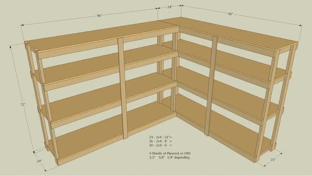Стеллаж из бруса 40х40 чертеж. Стеллаж складской (1рама 2,5 м + 4 балки). Конструкция деревянного стеллажа. Стеллажи в сарае. Сколько можно размещать на 2 стеллажах