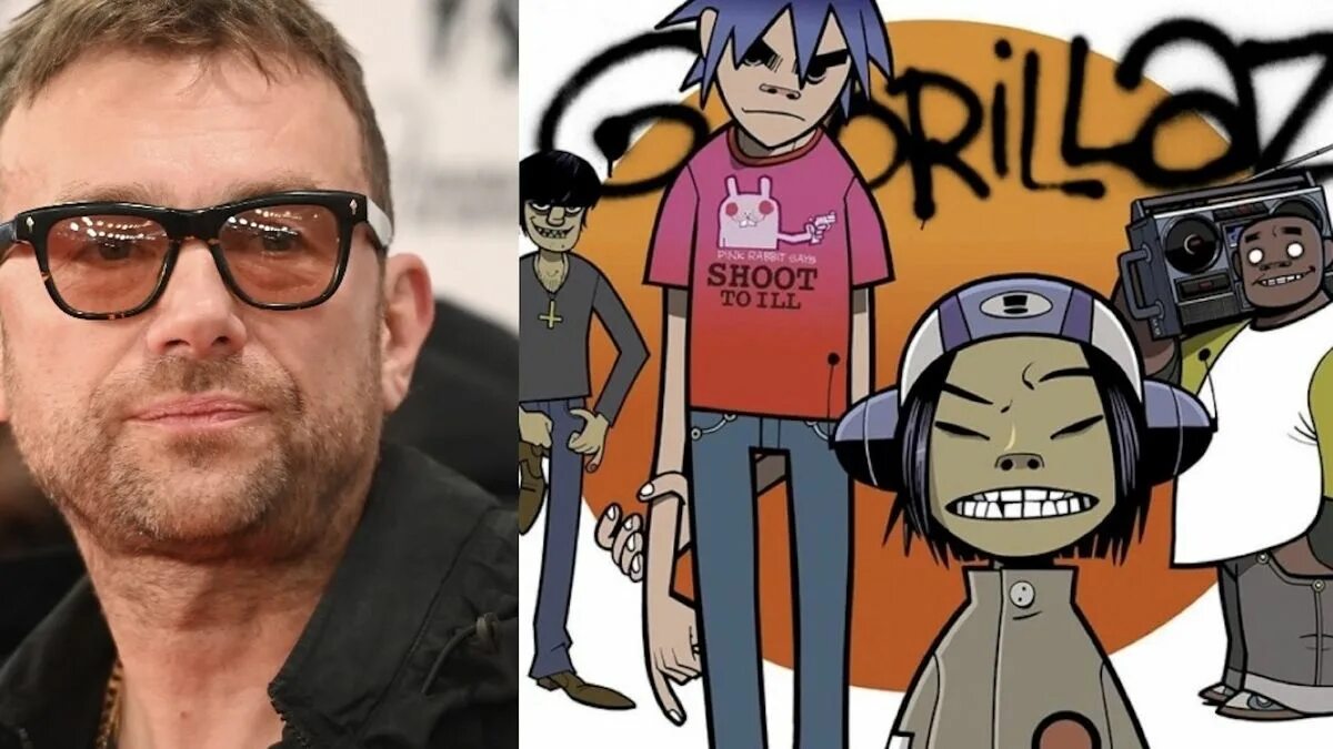 Дэймон Албарн гориллаз. Гориллаз Клинт Иствуд. Gorillaz Албарн Деймон Дэймон мультяшный. Gorillaz участники группы в реальности. Gorillaz be happy