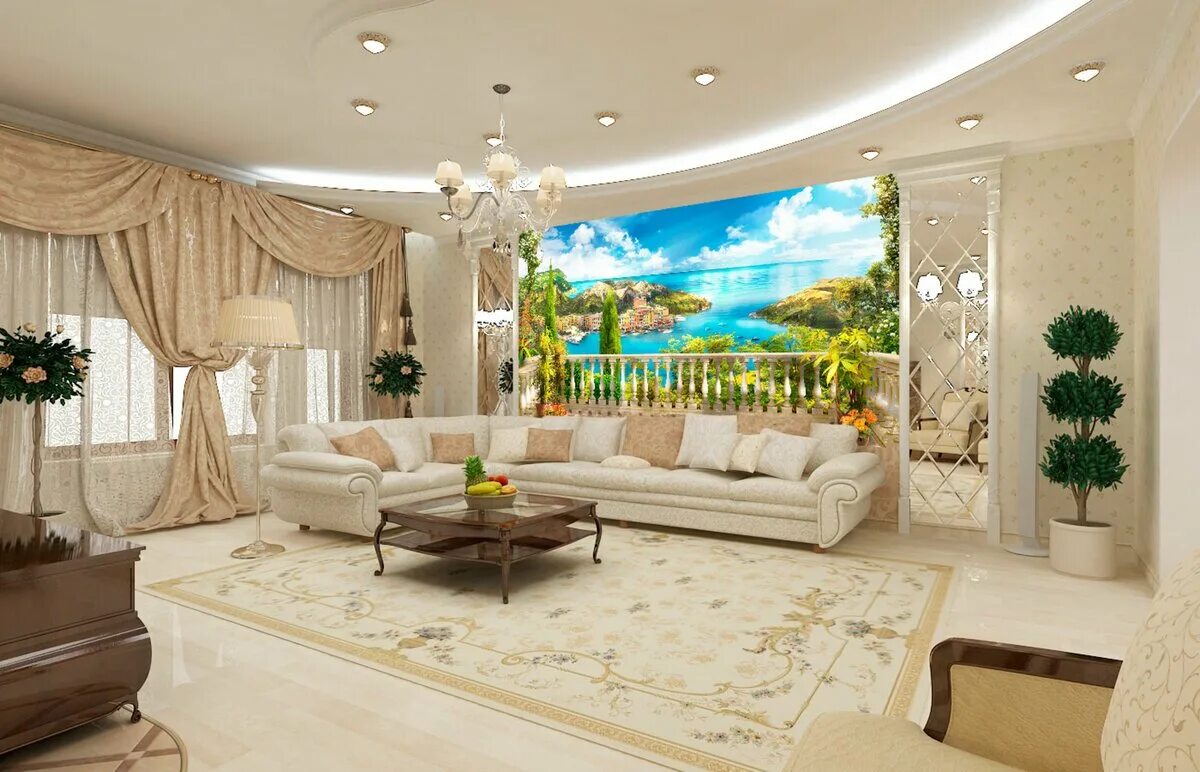 лестница в гостиной. обои на стену частного дома. фотообои на лестничный пролет. гостиная с лестницей на второй этаж. обои на стену частного дома.