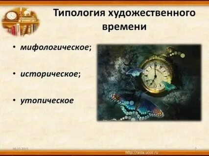 Типы времени в литературе