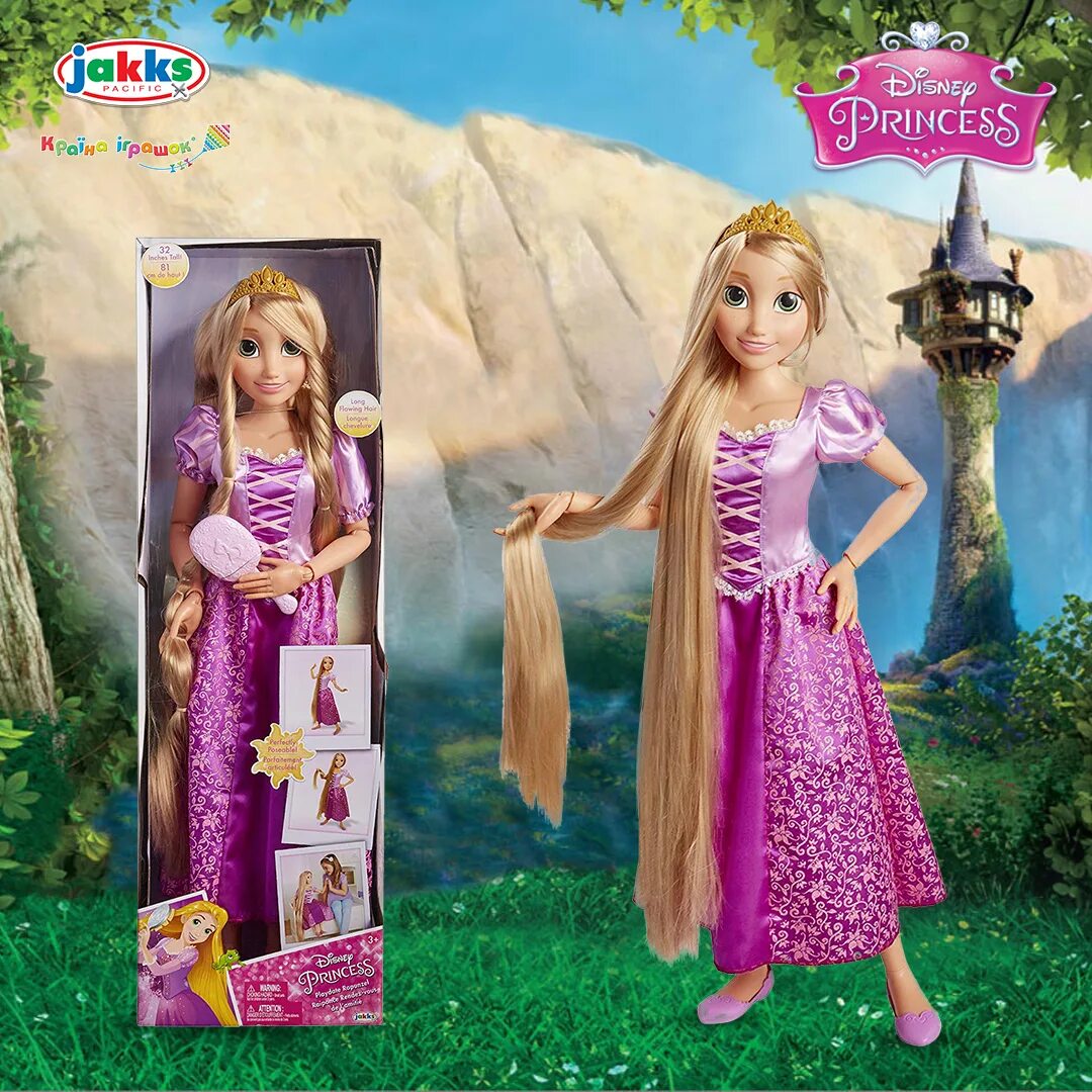 Рапунцель большая. Кукла Jakks Pacific Disney Princess Рапунцель 61773-11l. Кукла Рапунцель Дисней 80 см. Рапунцель кукла валбериз. Большая кукла Рапунцель 100 см.