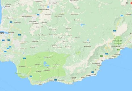 Карта заповедников крыма