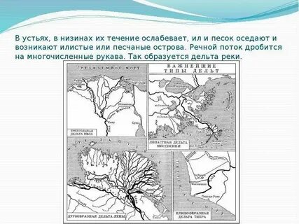 Почему устье реки