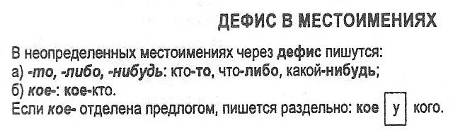 Дефис в местоимениях. Дефис в неопределенных местоимениях. Дефис в местоимениях правило. Дефис в написании местоимений. Правописание местоимений дефис