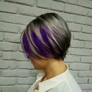 скрытое окрашивание на короткие волосы