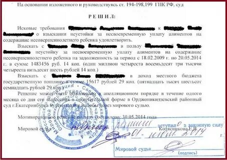 Судебная практика взыскания неустойки