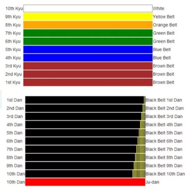 Пояса в карат. Пояса в каратэ WKF по порядку. Пояса карате по порядку цвета. Цвета поясов в карате. Цветовая градация поясов в каратэ.