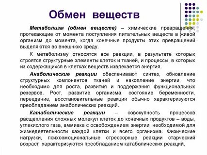 Контрольная по обмену веществ 8 класс