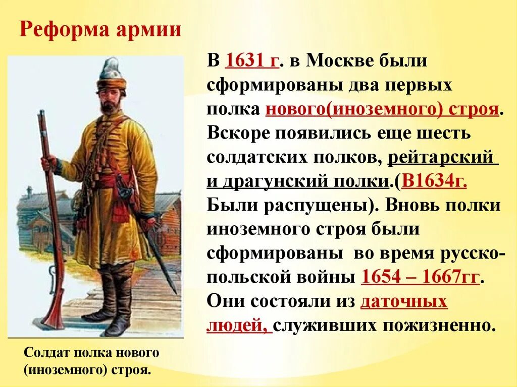 Полк новая россия. Реформа армии при первых Романовых. Солдат полка нового иноземного строя. Солдатские полки нового строя.